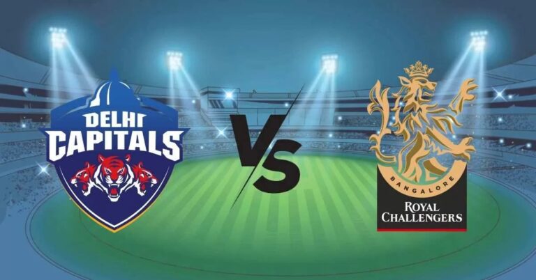 DC vs RCB Today Match Updates Scorecard & Highlights