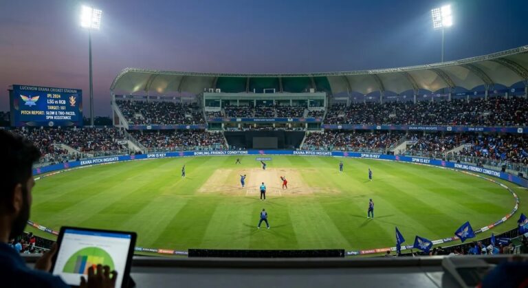 Lucknow Pitch Report - Latest Ground Conditions and Records