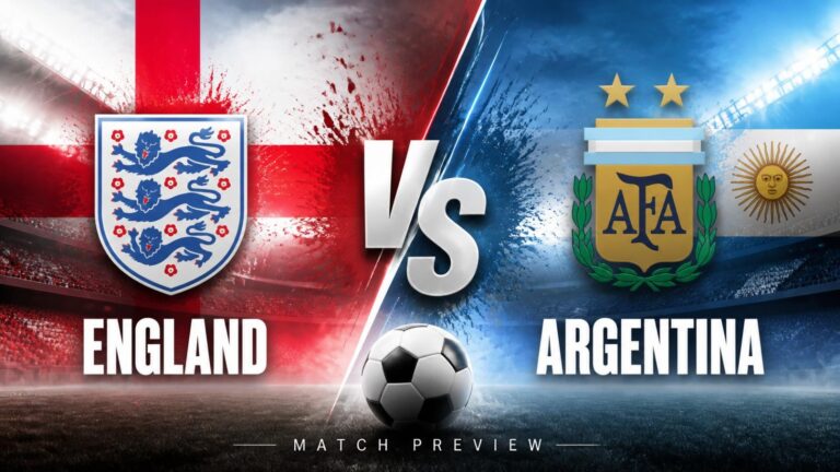 England vs Argentina World Cup 2026